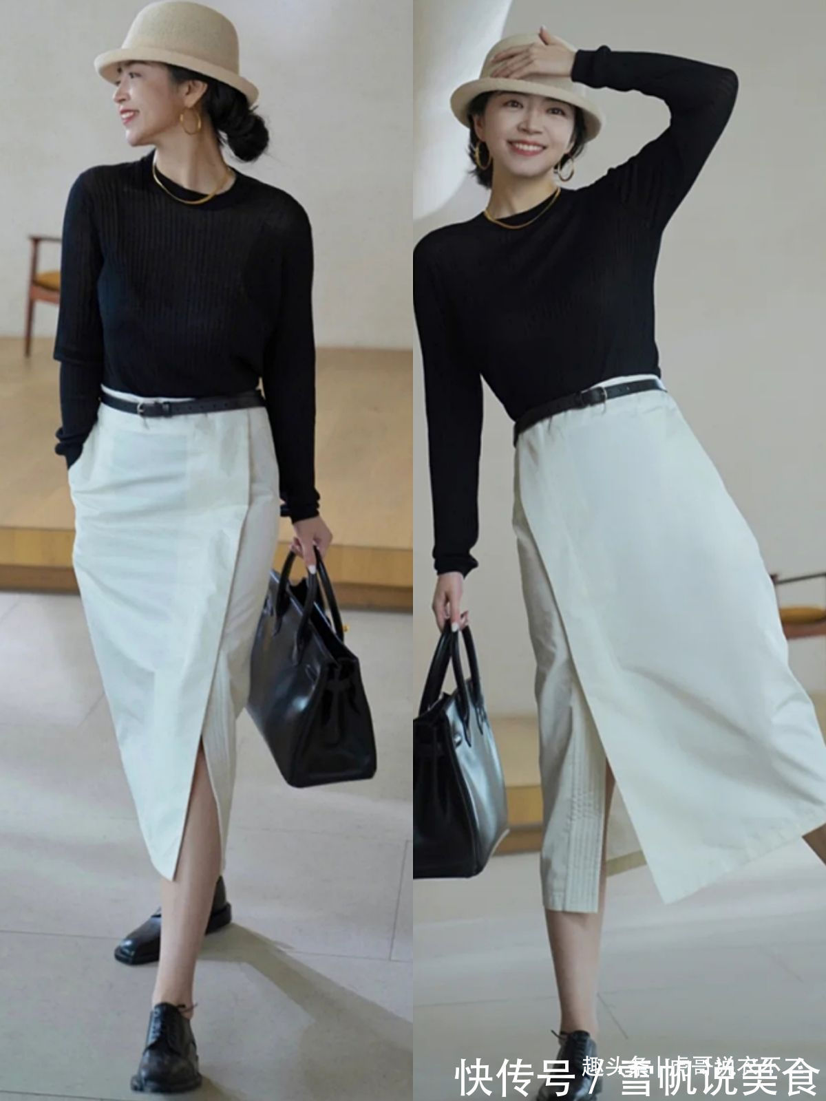 牛仔裤 三木才是春装搭配高手,优雅减龄又高级,她的每件单品都想拥有