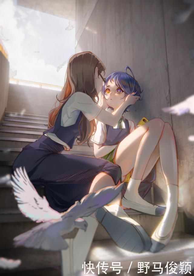 插画&光影运用十分成熟的一组插画作品!画面相当唯美值得学习借鉴!