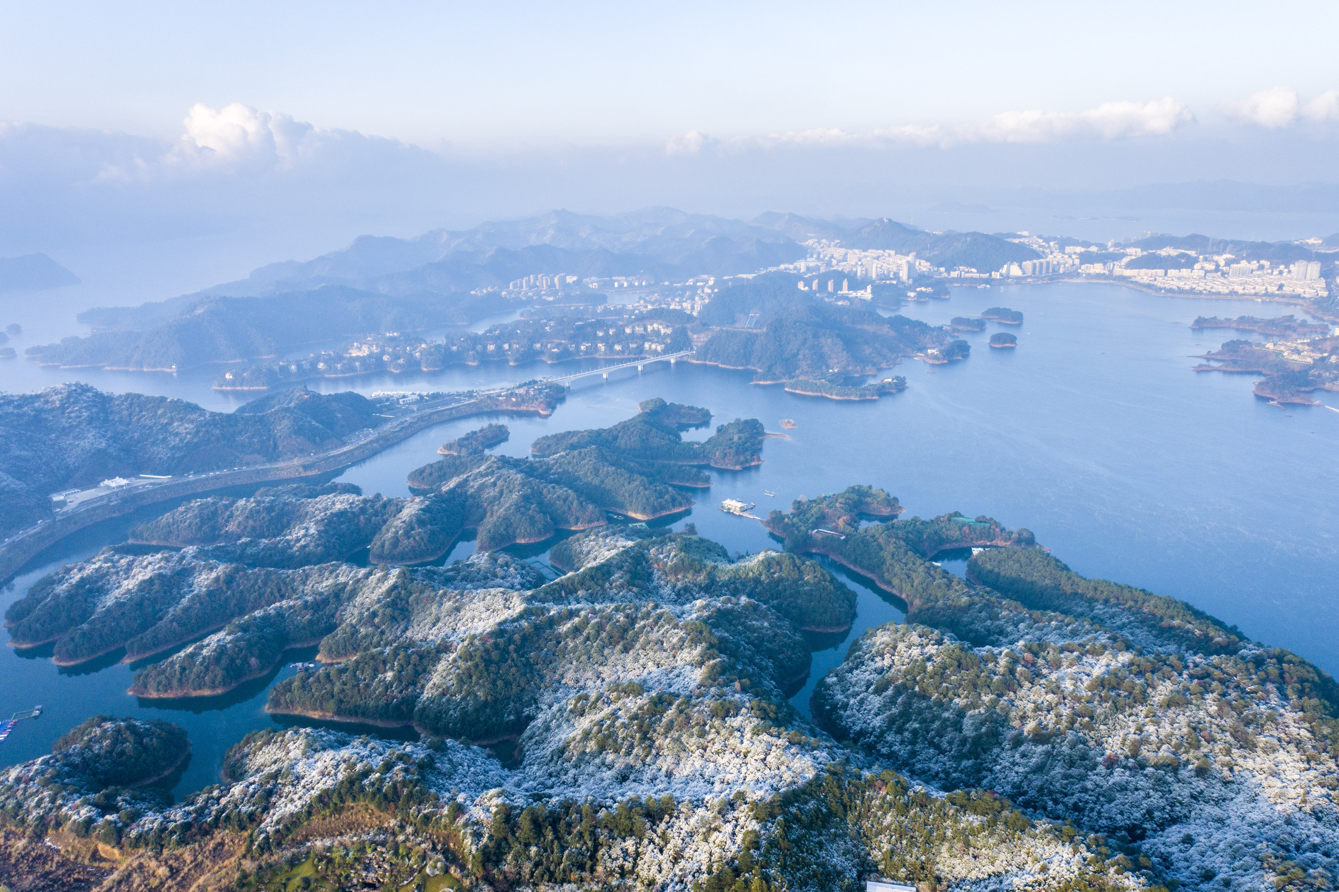 雪景|淳安：山城雪景如画