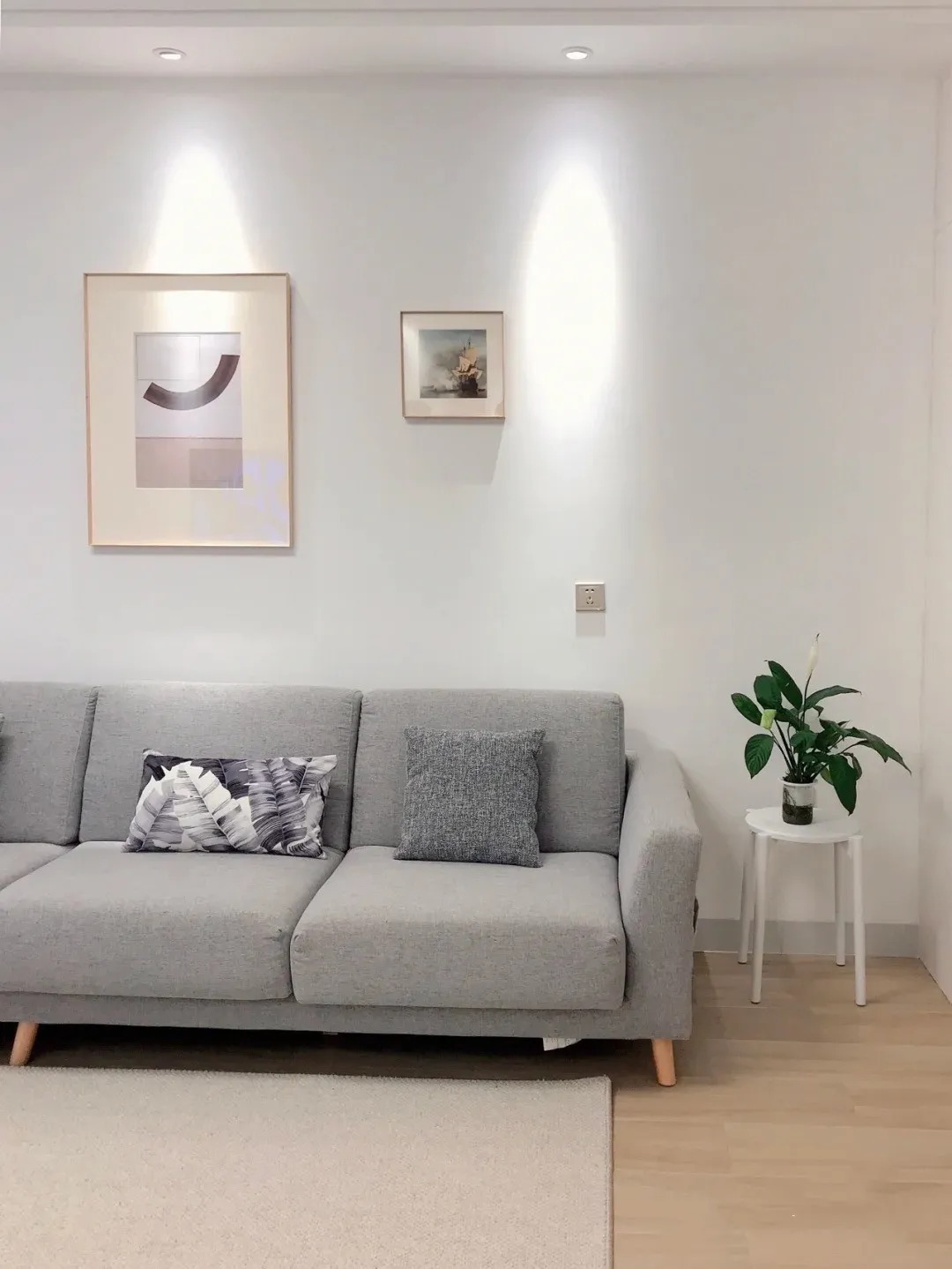 背景墙|马上搬新家了，全屋大白墙被说是贫穷风，我却觉得整洁干净很舒适