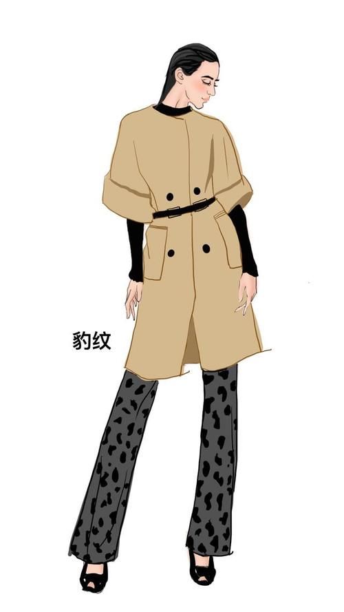 驼色服装的色彩搭配