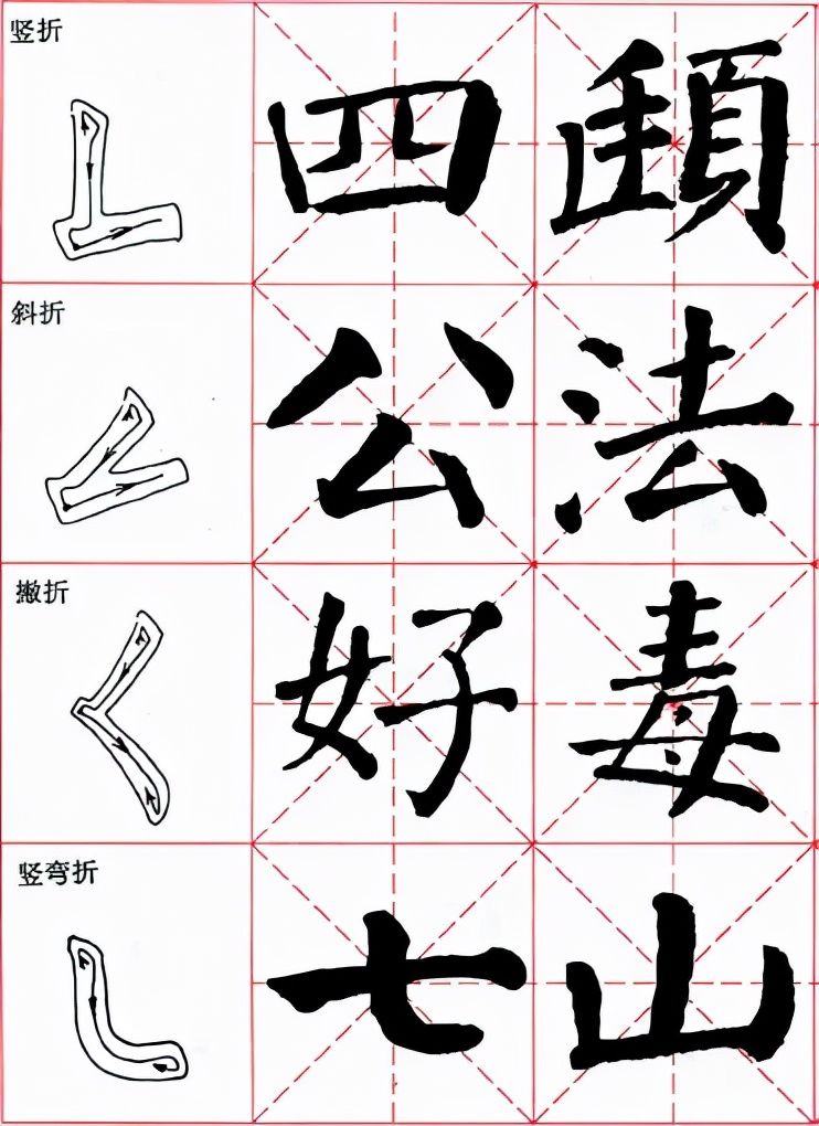 解析#颜体楷书解析字帖，学颜必备