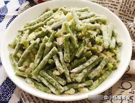 豆角|天太热，我家豆角从不炸，加1个鸡蛋2勺面粉，出锅小孩抢着吃