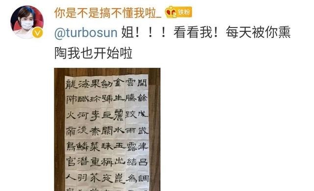 孙俪苦练书法,一月临写6遍《心经》