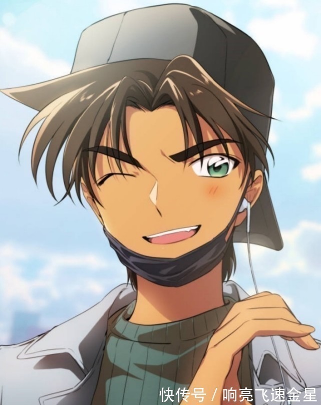 狗狗|名侦探柯南画师笔下的四大男神,安室透抱狗好可爱