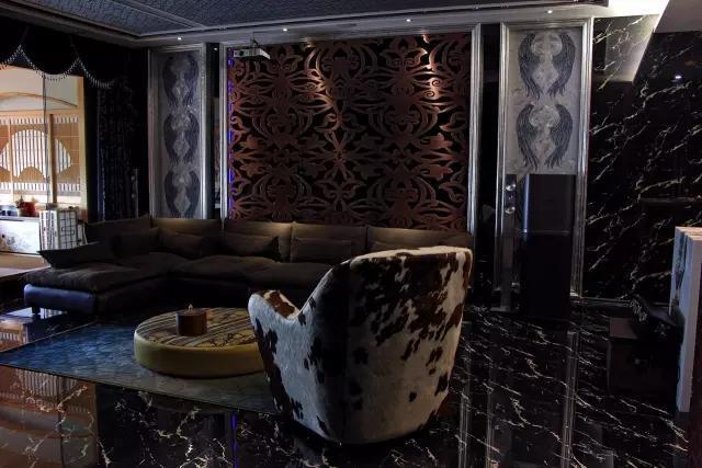 珠江新城|160㎡后现代风,冷静睿智的黑形成这豪宅的气质