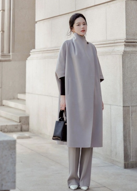 西装裤 “斗篷大衣”真的太好穿了,百搭遮肉又撩人,不入手就out了!