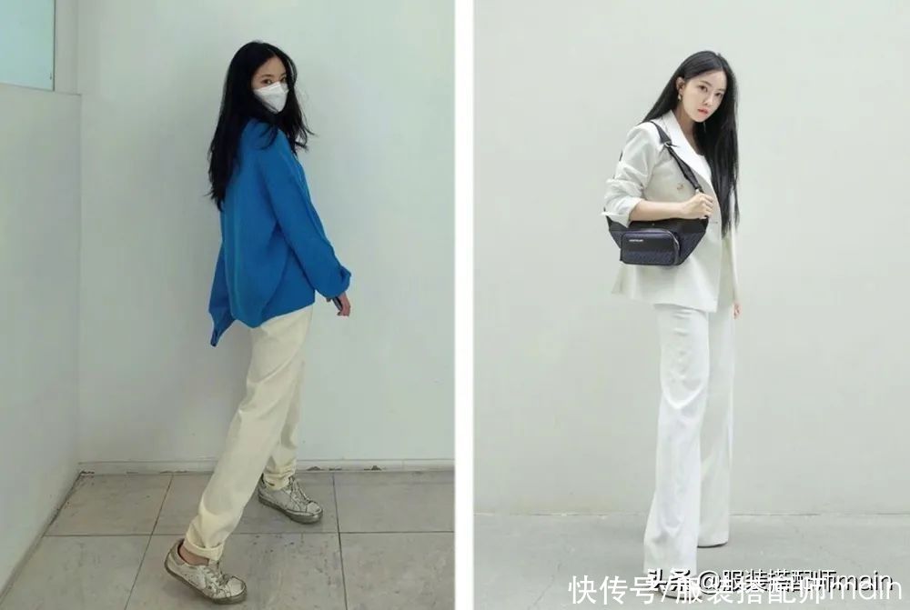 对于爱穿浅色系衣服的我来说，白色阔腿裤时髦是因为这三点