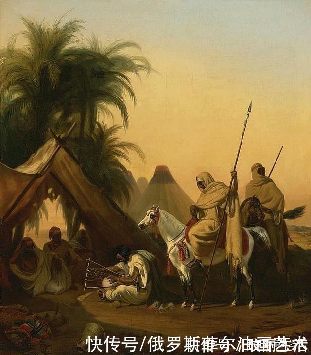 路易·大卫|擅长战争、肖像画——法国画家霍勒斯·韦尔内油画作品欣赏