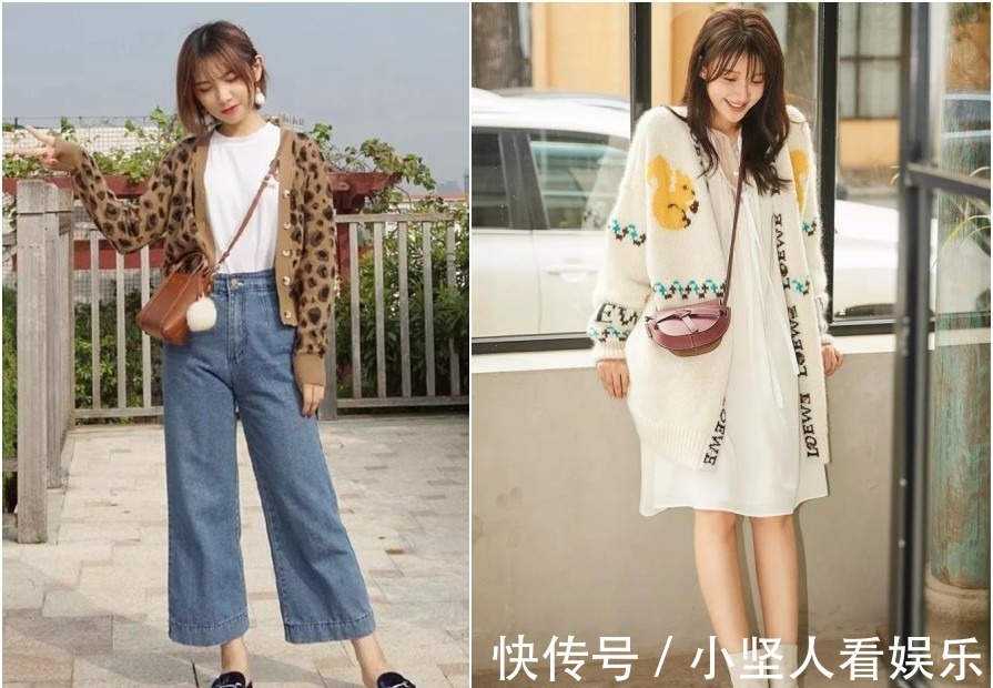 花色 把你的卫衣收起来吧！今年流行穿“奶奶衫”，百搭显瘦还特时髦