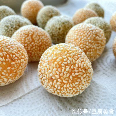 胡萝卜汁|餐桌上最有人气的家常菜之彩色芝麻糯米球