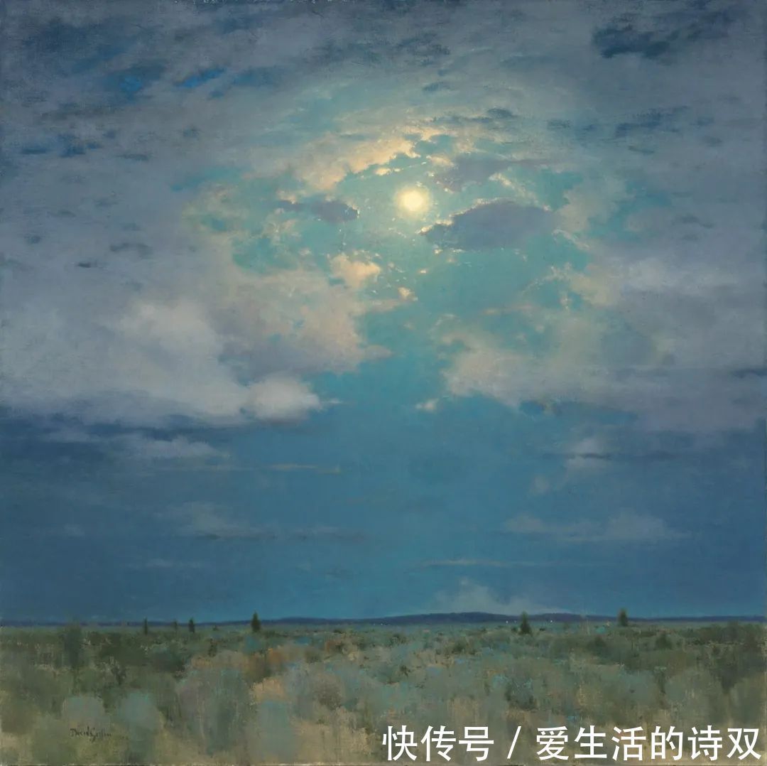 卢伯克$大卫·格里芬的风景油画高清图,放大看,更迷人