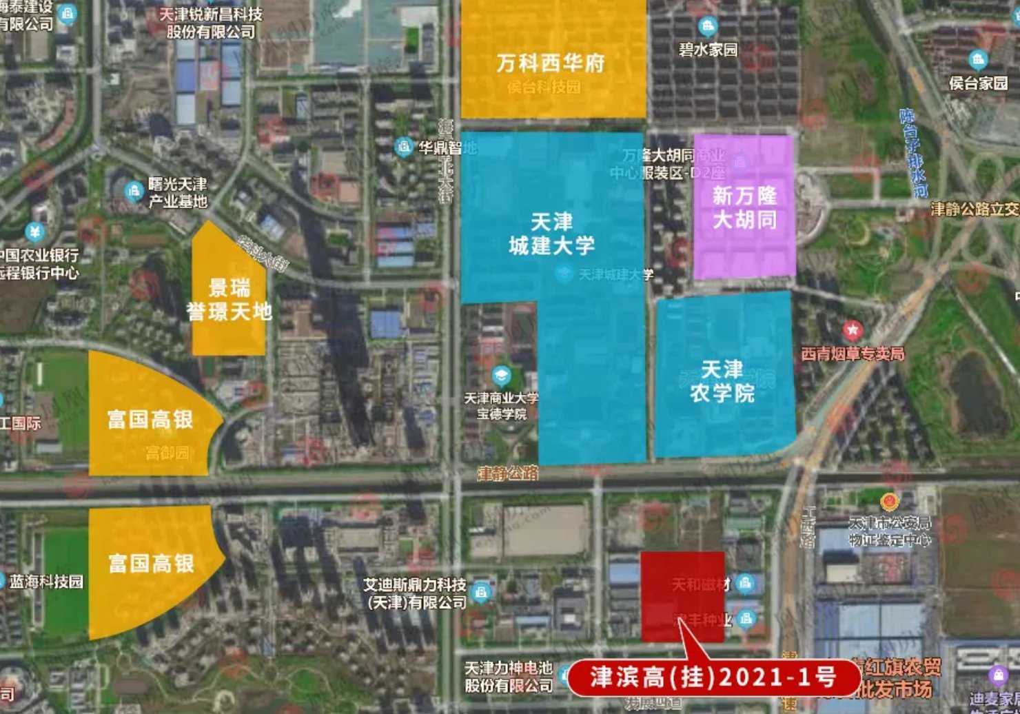 滨海高新区|竞拍│18亿！金辉摘得滨海高新区土储2021-3号地块