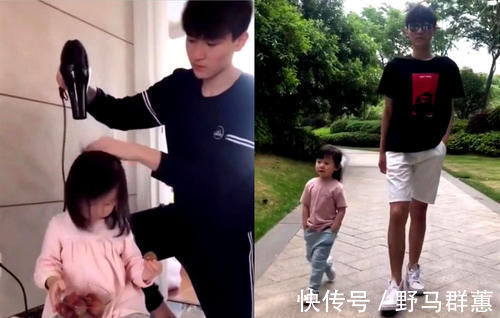 哥哥|二胎年龄差14岁是啥体验?送妹妹上学,哥哥努力扮嫩生怕被误会