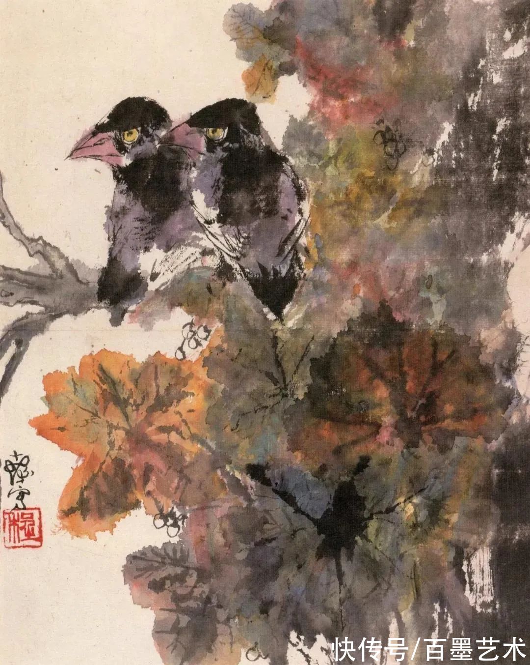 汪大文|程十发送女弟子四组册页,隐藏了四十年的精彩