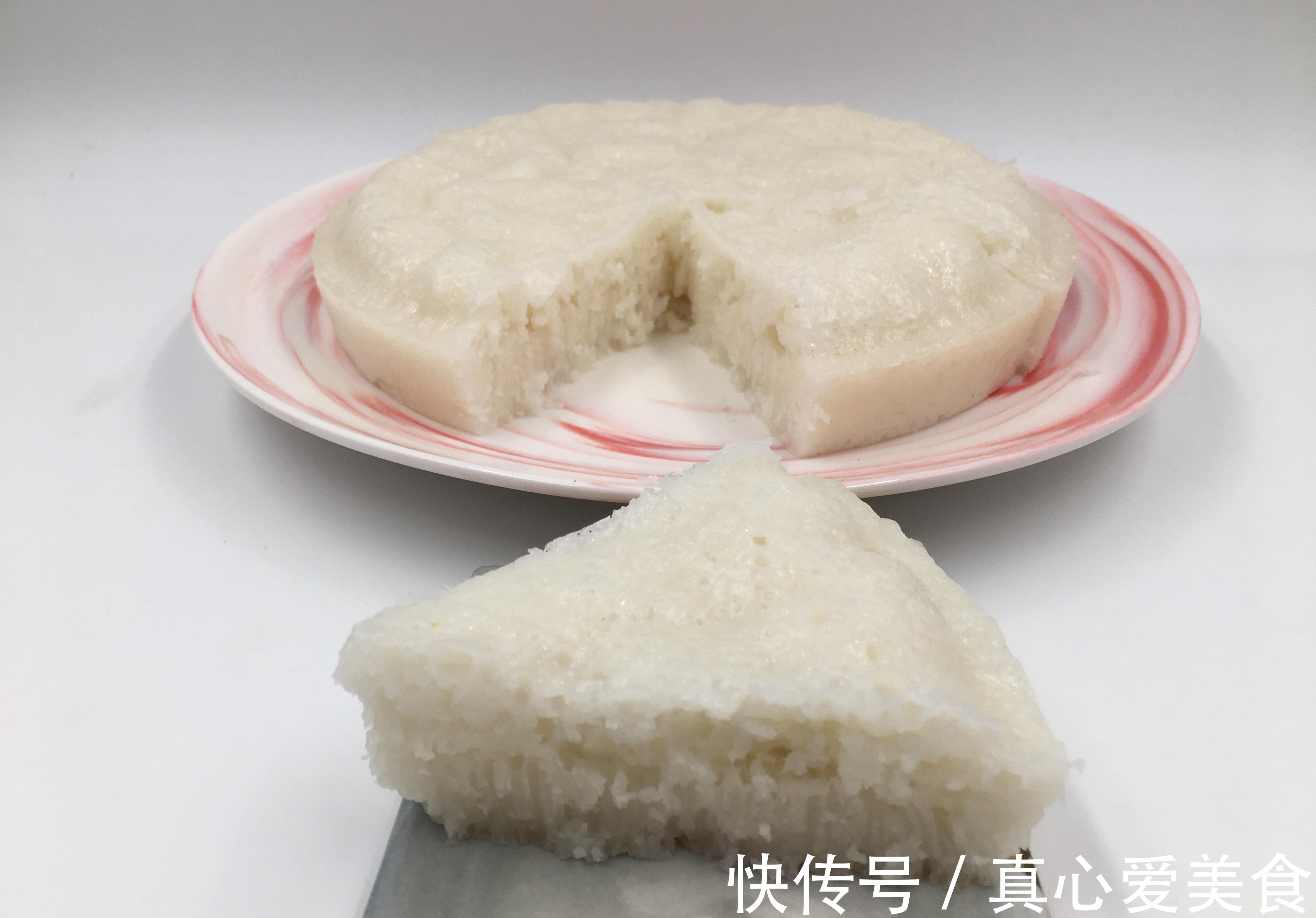 广式|广式白糖糕,材料简单口感醇香,爽口不粘牙,有一种独特的香味。