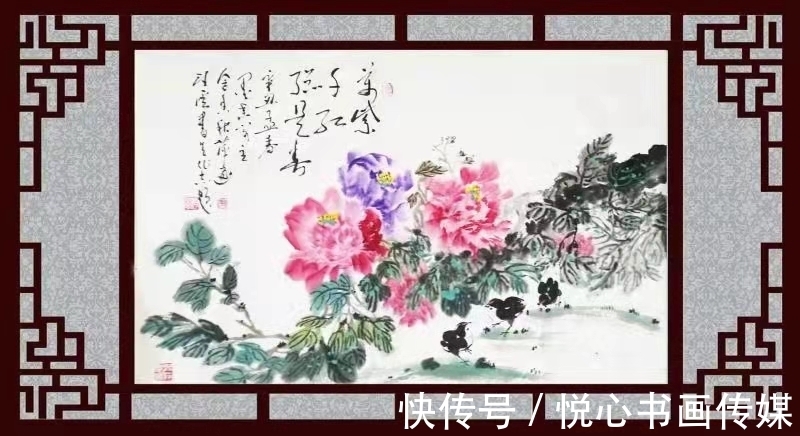 花鸟画$花鸟画创作室艺术总监，当代著名画家李萍国画作品欣赏