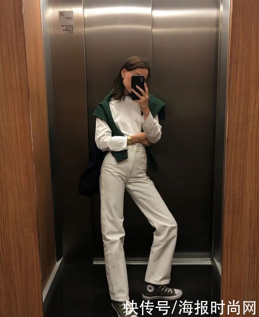  色牛仔裤|教你美｜毛衣+牛仔裤，还是基本款才好看