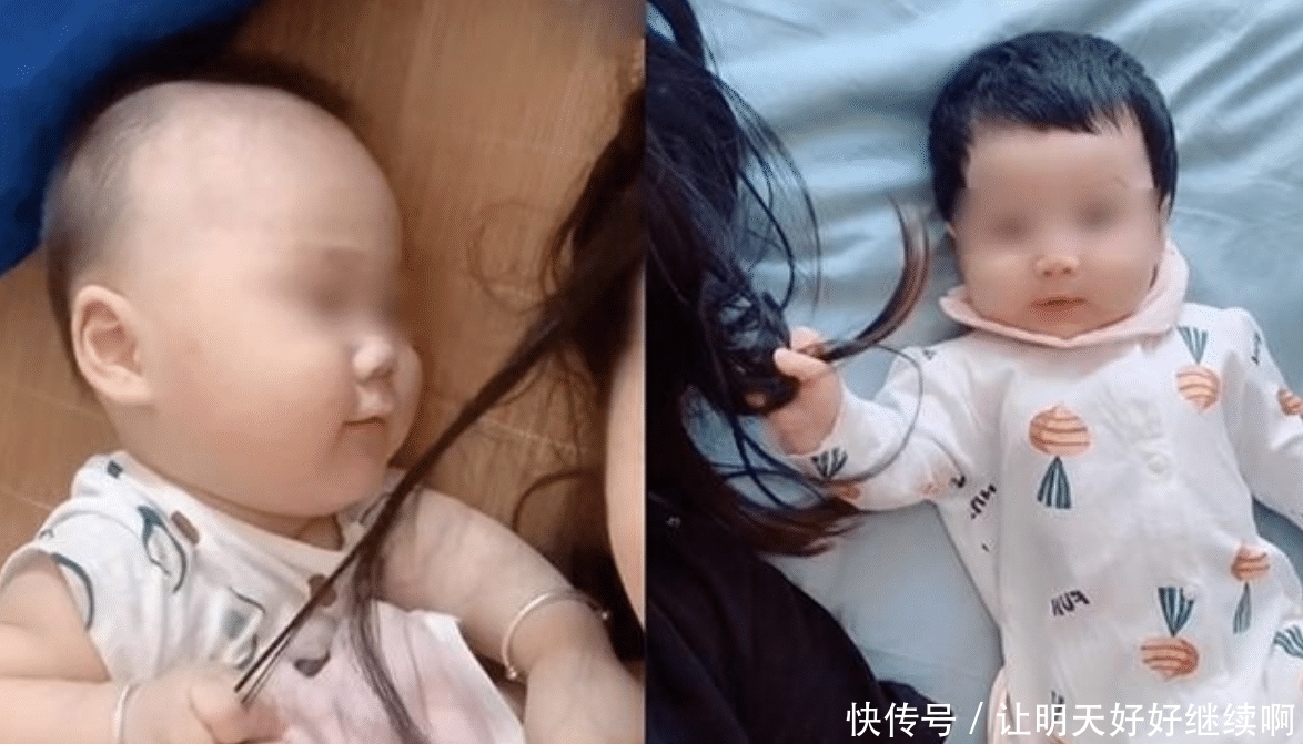 妈妈|宝宝爱扯头发很讨厌,其实是在向妈妈表达爱,妈妈不要再烦了