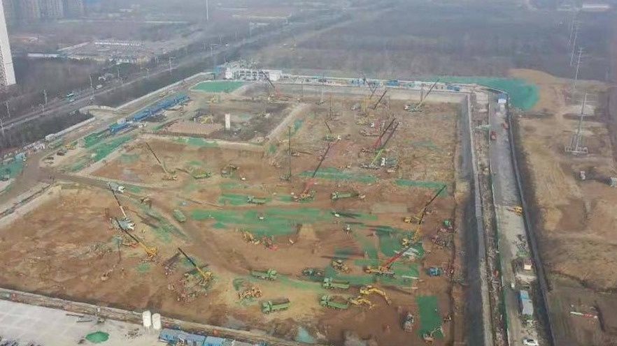 公共卫生|济宁市公共卫生中医医疗中心已灌注桩1623颗