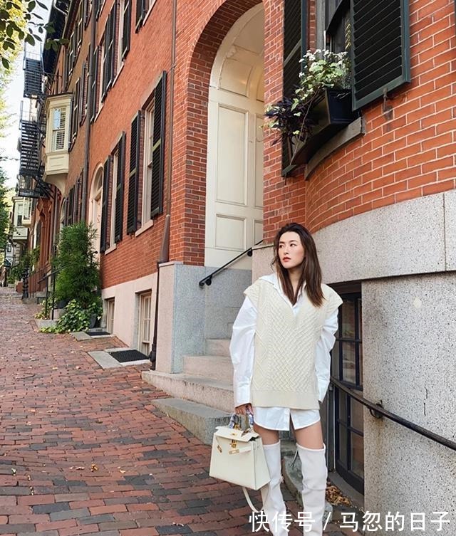 高跟鞋 个矮的女人,放弃短靴吧!试试这4双“高跟靴”,不仅时尚还显高!