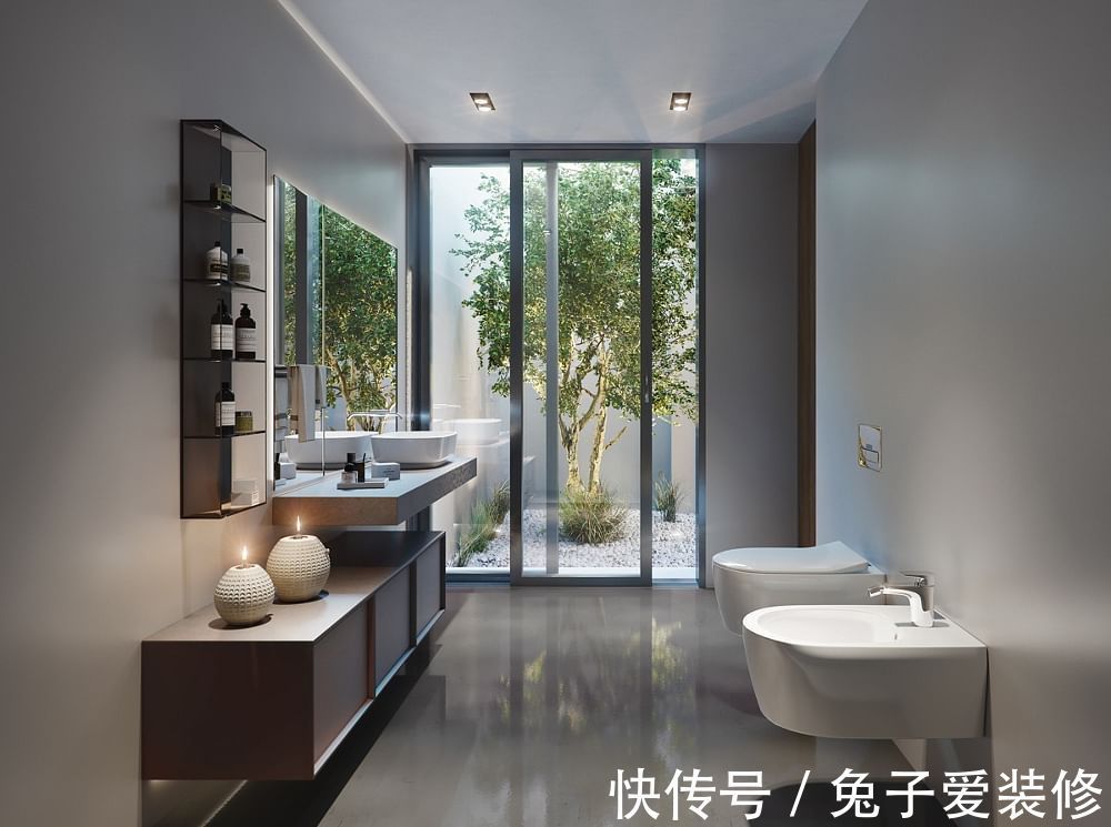 成都装修|分享一些卫生间的浴室设计|彩兔装饰| 超现代