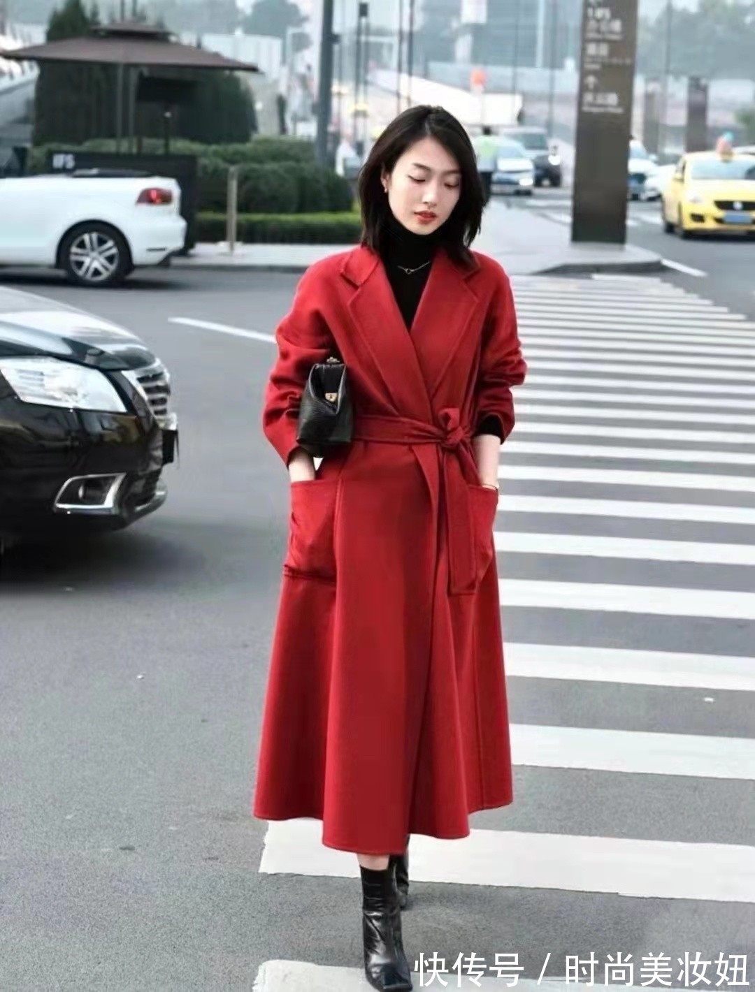 养眼 新年就是要“红红火火”,看这些气质穿搭太养眼,照穿美炸了