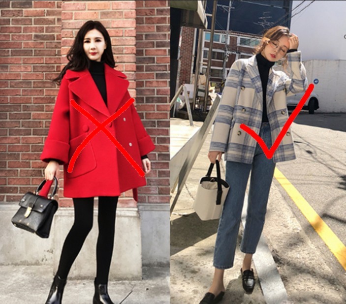 小个子 身高155女生,穿大衣谨记3点,怎么穿怎么好看