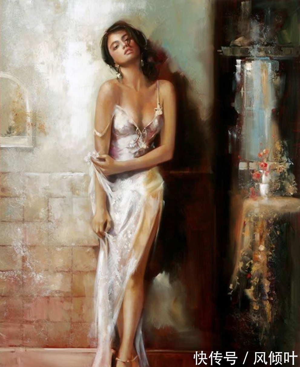 迪·森扎$唯美、舞动的躯体传递着对人性的深刻理解——迪·森扎的油画艺术