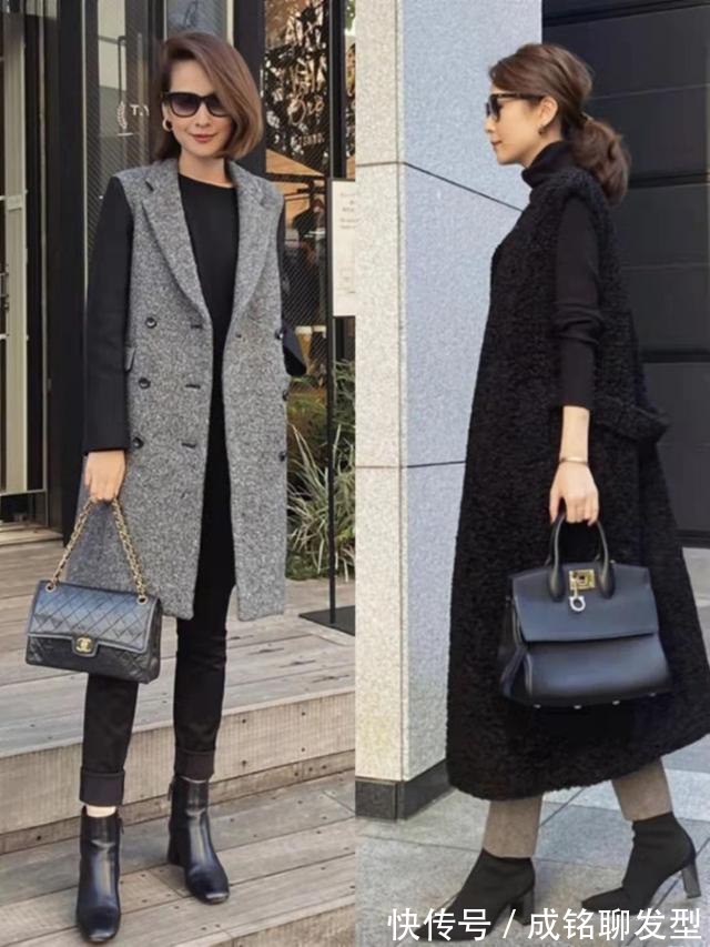 减龄 50岁女人别总穿运动鞋,学学这位大龄博主的短靴搭配,时髦又减龄