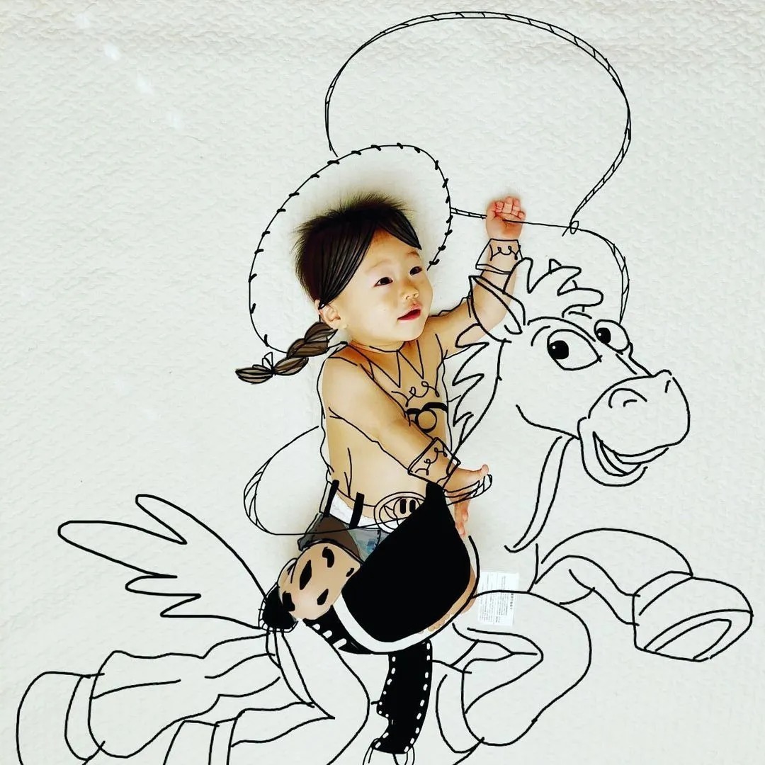 奶爸|逗比奶爸凭实力“黑”娃,把儿子画进动漫世界吸粉百万!