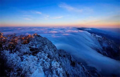 老君山|美炸了! 仿若天上宫阙, 雪后老君山雾凇云海, 琼楼玉宇美成仙境