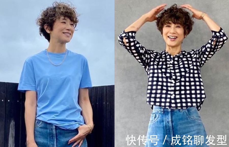 减龄 四五十岁的女性换发型,与其为了减龄去装嫩,不如优雅知性显高级