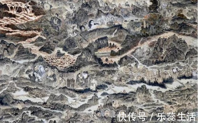 成墨#美术教师耗时38年，画7500米长的画，如今欠债80万，要卖房抵债