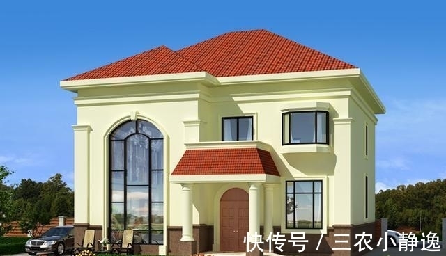 别墅|12.6*13平米的面积能建成怎样的房子? 看看这栋5室1厅的二层农村别墅