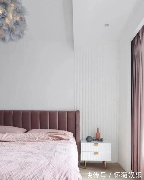 功能柜|120㎡极简风三居室,柔和的莫兰迪配色,干净又舒服