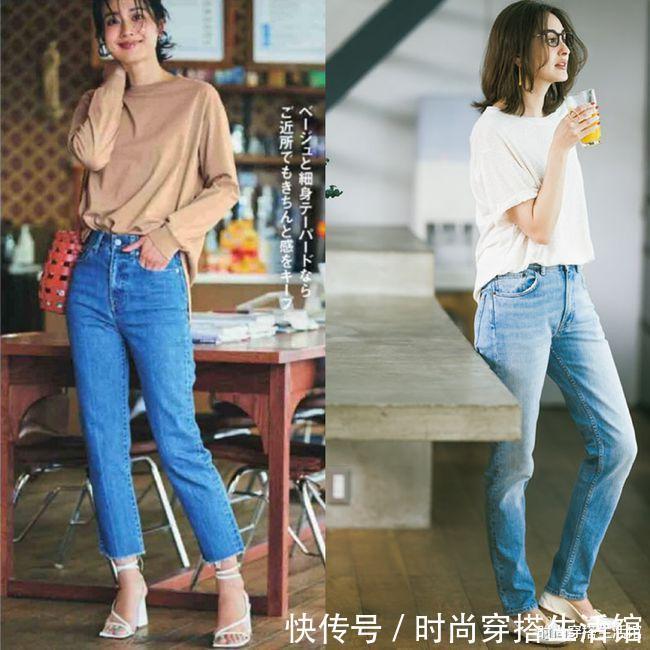 三点一线|T恤+牛仔裤,怎么搭会显得年轻些?取决于这些细节
