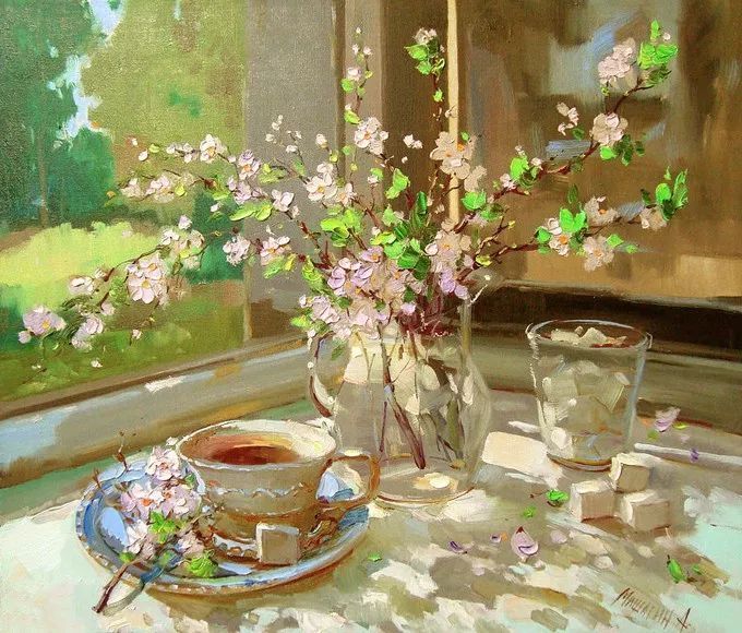 俄罗斯@浓郁的色彩,俄罗斯画家安德烈·米沙金的风景油画(一)