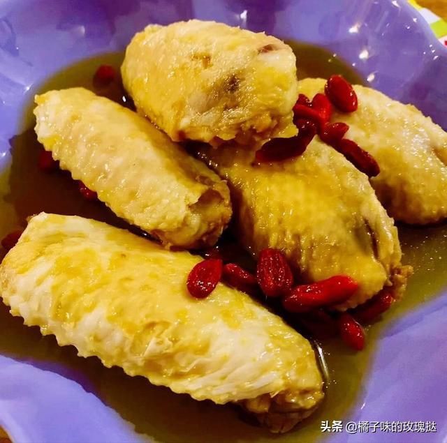 生姜片|美食家常菜推荐：白灼西兰花，花雕醉鸡翼，干锅土豆片，美味好吃