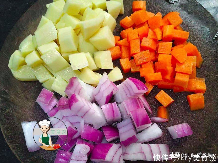 蔬菜丁|大热天，这三样素菜切丁，加料一炒一焖，鲜香开胃还低脂，真好吃