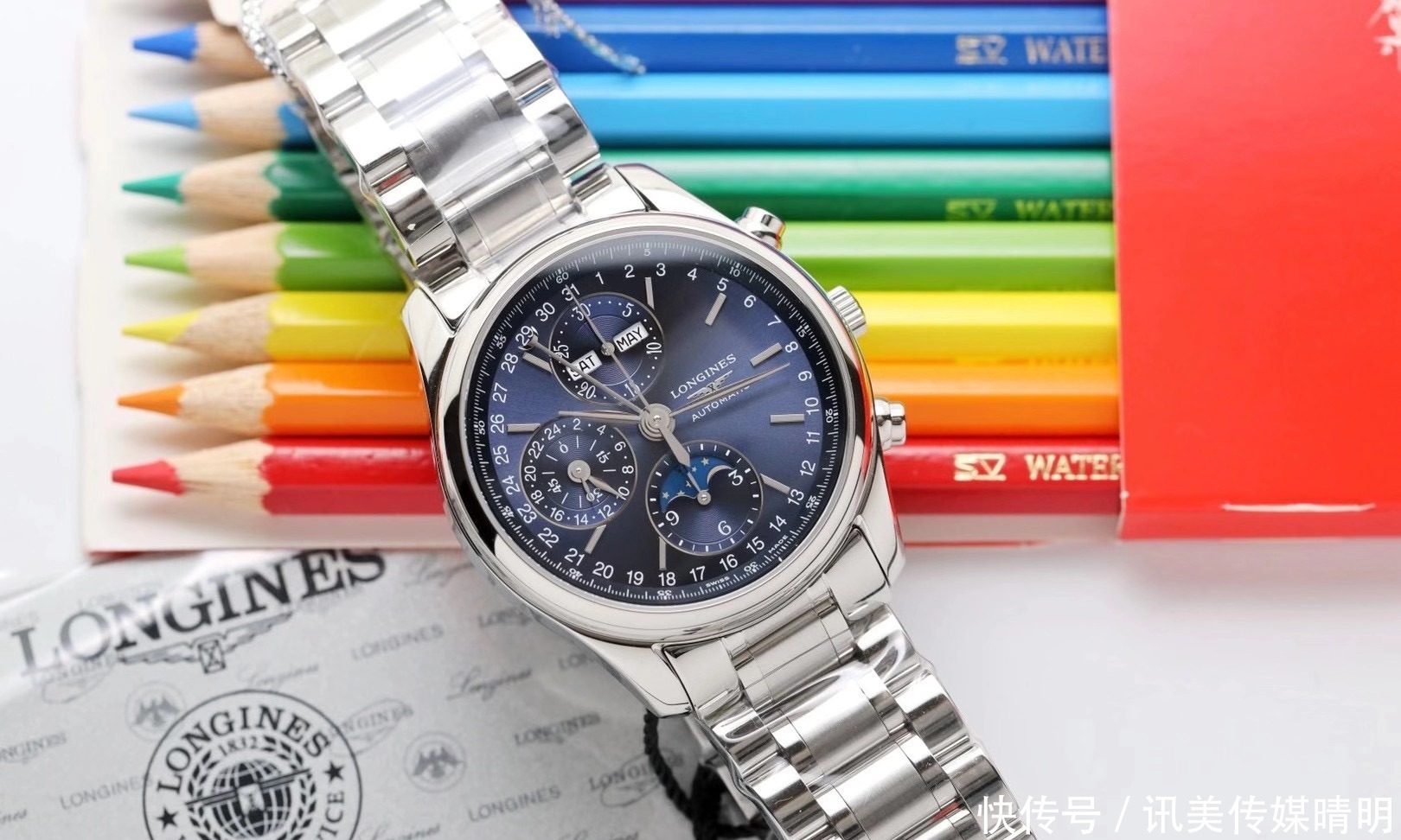 小益|小益腕表:KL厂浪琴名匠 八针月相计时腕表