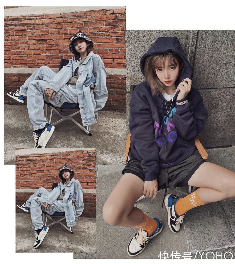 秋冬 抹胸、吊带、丝袜等于流量密码?这位球鞋女孩打破常规展示不一样的秋冬穿搭