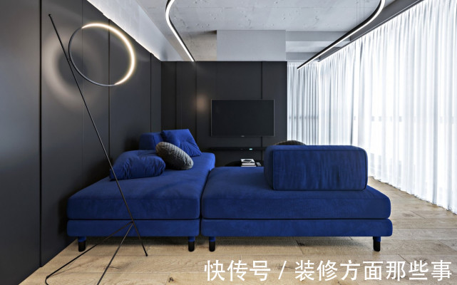 卫浴|120平现代风米三居室,一步一景,细微之处见极