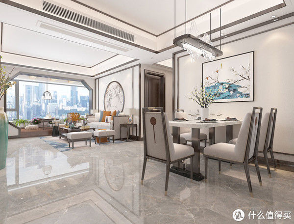 江景房|人生中第一套房子,虽然只有108㎡,选择了中式风,效果让我很满意