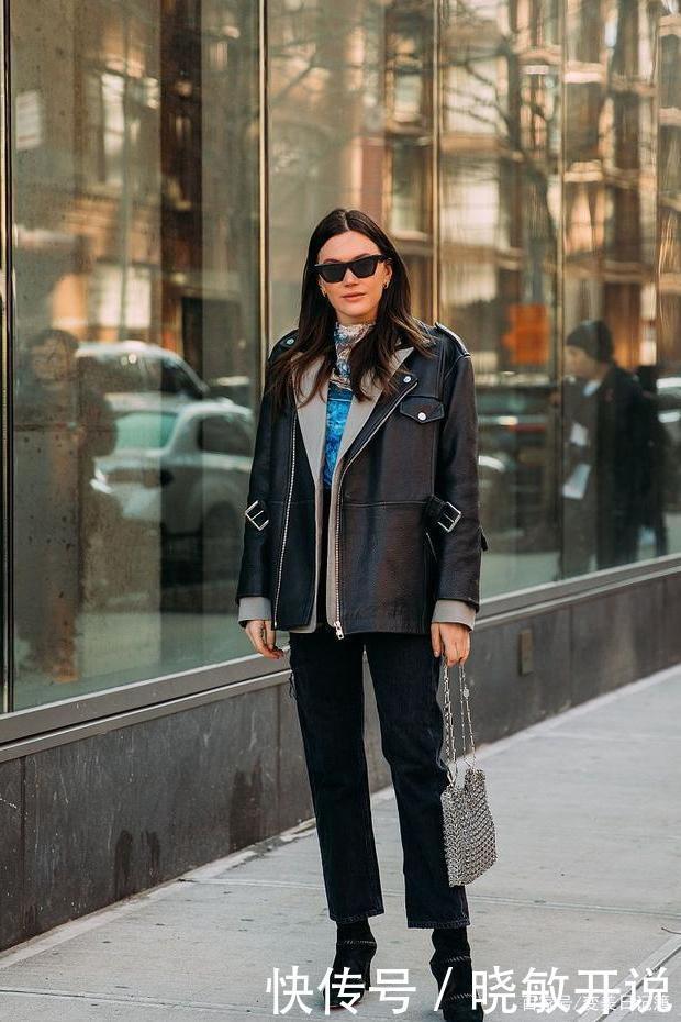 初冬火了一种穿搭,叫“西装+直筒裤”,简约优雅又高级