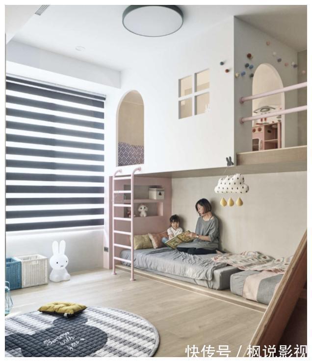 上下铺|同样是儿童房,机智的父母这样设计,怪不得熊孩子看完想住进去!