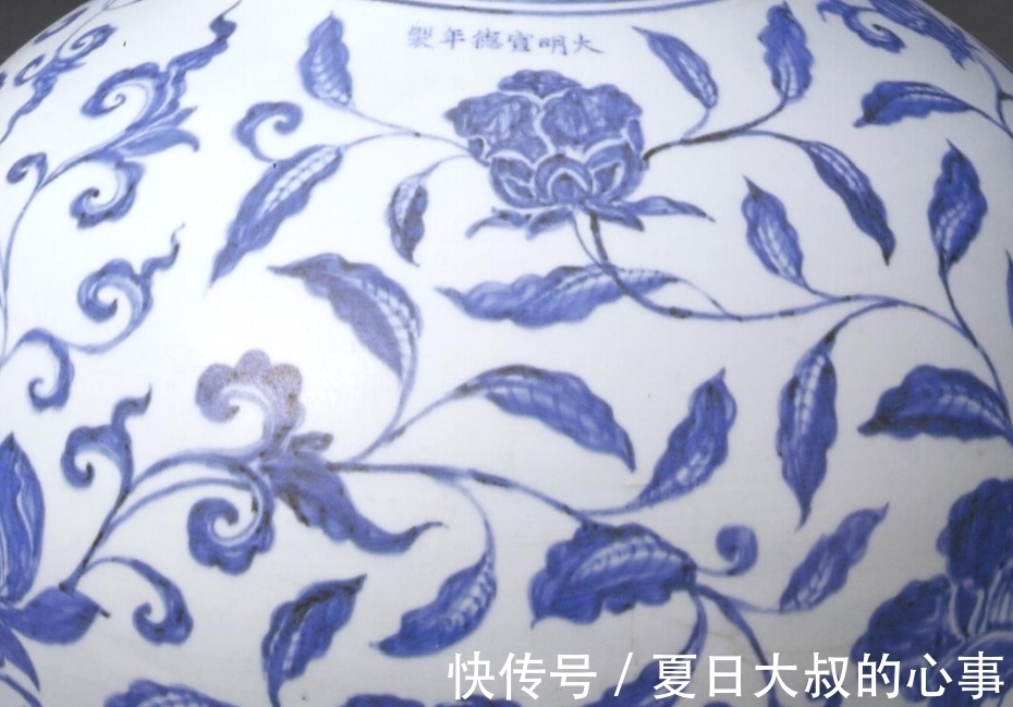 宣德&进口和国产青花原料的五点区别,与青花瓷鉴定必须知道的六点知识