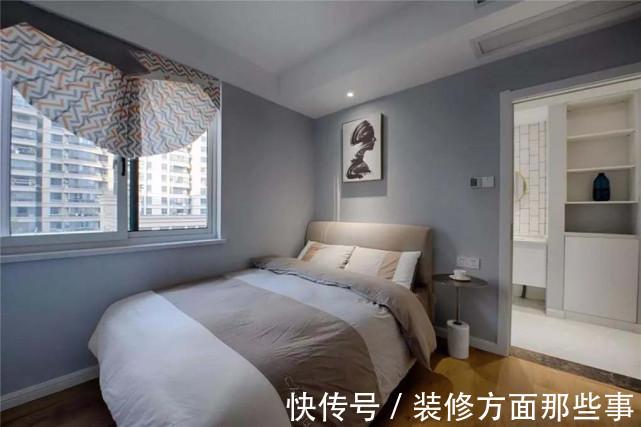 客厅|116平简约北欧风三居室,亮橙色沙发给客厅增添了活力感