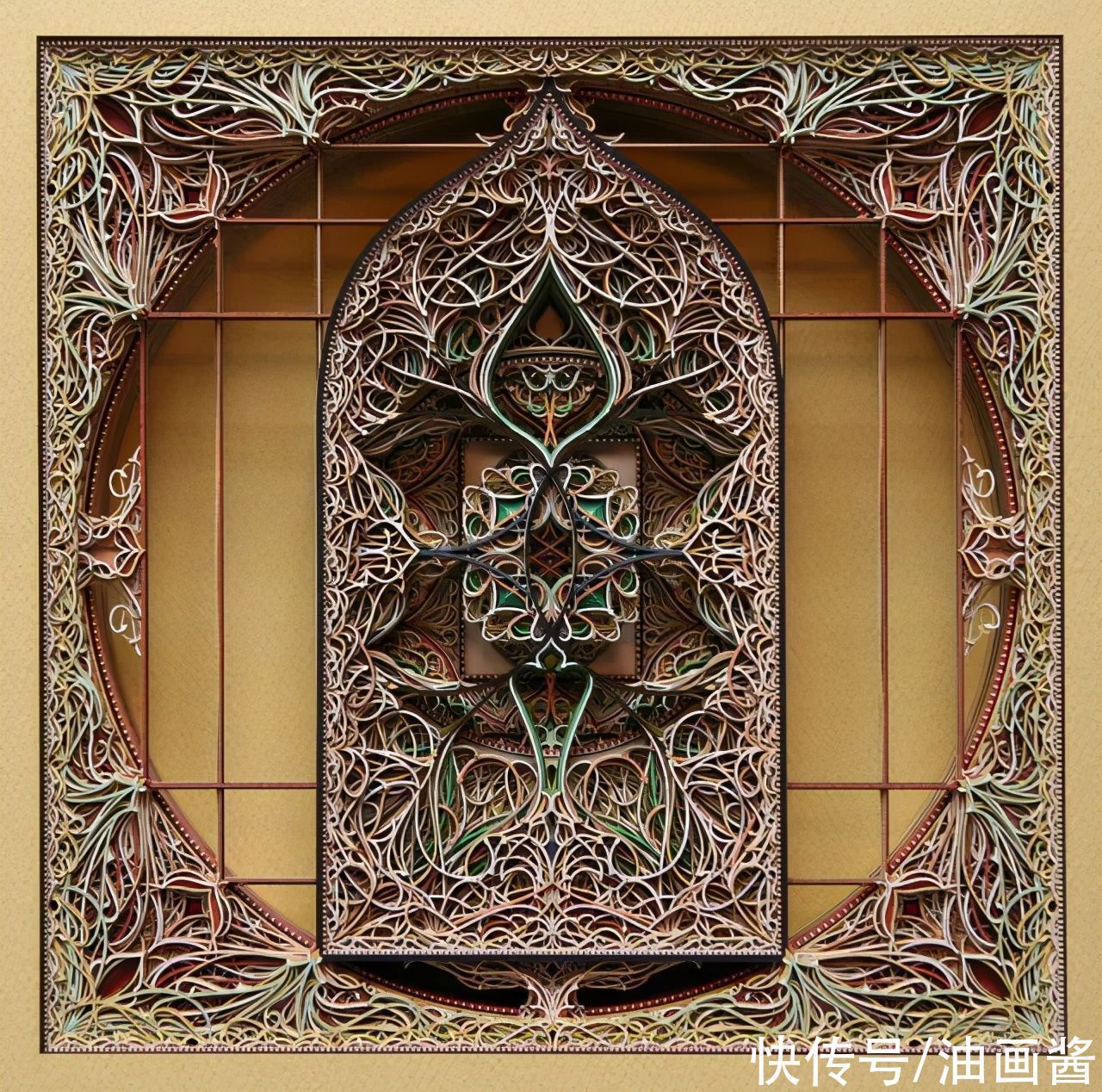 埃里克·斯坦德利&他用时6个月,耗费200张纸,就为制作一个纸雕作品