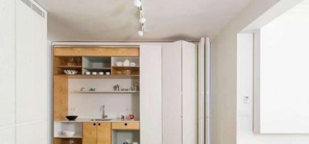 折叠门|为什么有钱人厨房不装推拉门?头次见这种设计,真后悔我家才知道